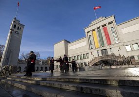 Lietuvos kariuomenės atkūrimo 107-ųjų metinių renginyje paminėtas pirmosios atkurtos kariuomenės... - 4