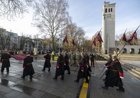 Lietuvos kariuomenės atkūrimo 107-ųjų metinių renginyje paminėtas pirmosios atkurtos kariuomenės... - 5