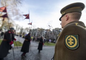 Lietuvos kariuomenės atkūrimo 107-ųjų metinių renginyje paminėtas pirmosios atkurtos kariuomenės... - 6
