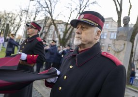 Lietuvos kariuomenės atkūrimo 107-ųjų metinių renginyje paminėtas pirmosios atkurtos kariuomenės... - 7