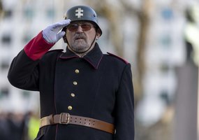 Lietuvos kariuomenės atkūrimo 107-ųjų metinių renginyje paminėtas pirmosios atkurtos kariuomenės... - 8