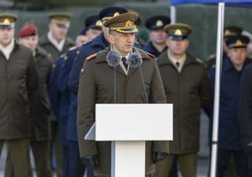 Lietuvos kariuomenės atkūrimo 107-ųjų metinių renginyje paminėtas pirmosios atkurtos kariuomenės... - 13