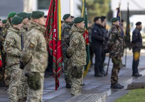 Lietuvos kariuomenės atkūrimo 107-ųjų metinių renginyje paminėtas pirmosios atkurtos kariuomenės... - 16