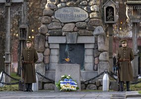 Lietuvos kariuomenės atkūrimo 107-ųjų metinių renginyje paminėtas pirmosios atkurtos kariuomenės... - 18