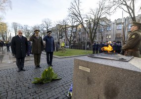 Lietuvos kariuomenės atkūrimo 107-ųjų metinių renginyje paminėtas pirmosios atkurtos kariuomenės... - 19
