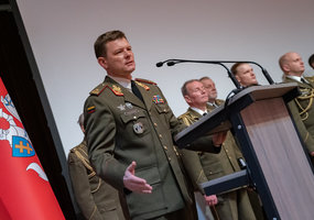 Vilniaus įgulos atsargos kariai paminėjo Lietuvos kariuomenės 107-ąsias metines - 1