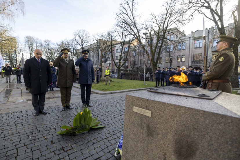 Lietuvos kariuomenės atkūrimo 107-ųjų metinių renginyje paminėtas pirmosios atkurtos kariuomenės...