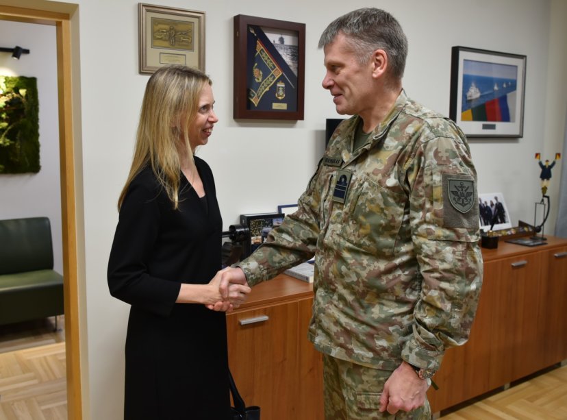 Chief of the Defence Staff met with U.S. Ambassador to Lithuania HE Kara C. McDonald