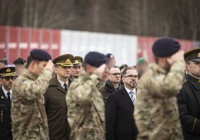 Pagerbtas ir išlydėtas Lietuvoje miręs Belgijos karys - 7