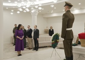 Pagerbtas ir išlydėtas Lietuvoje miręs Belgijos karys - 3