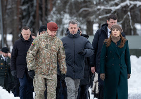 Danijos karališkoji pora lankėsi Krašto apsaugos savanorių pajėgų pratybose - 3