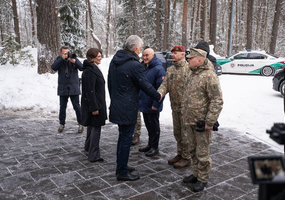 Danijos karališkoji pora lankėsi Krašto apsaugos savanorių pajėgų pratybose - 6