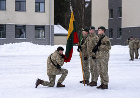 Prisiekė pirmieji 1-osios divizijos savanoriškos nenuolatinės karo tarnybos kariai - 4