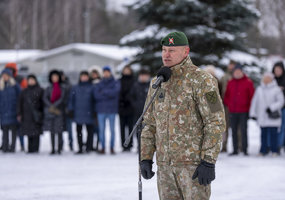 Prisiekė pirmieji 1-osios divizijos savanoriškos nenuolatinės karo tarnybos kariai - 5