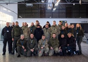 Inžinieriai su tarnybiniais šunimis dalyvavo tarpinstituciniuose mokymuose Kauno oro uoste - 7