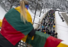 Įvyko 34-asis pagarbos bėgimas „Gyvybės ir mirties keliu“, kuriuo pagerbtos Sausio 13-osios aukos - 8