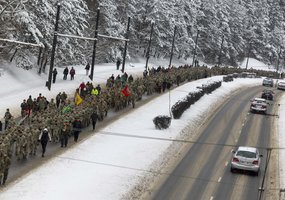 Įvyko 34-asis pagarbos bėgimas „Gyvybės ir mirties keliu“, kuriuo pagerbtos Sausio 13-osios aukos - 1