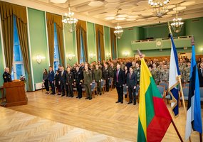 Chief of the Defence Staff took part in the L4 officer career course opening ceremony in Estonia - 1