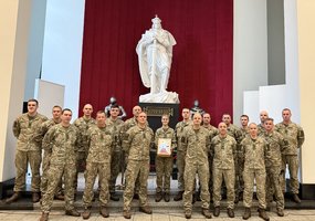 Į Ukrainos karių mokymo misiją „Interflex“ išvyksta aštuntoji Lietuvos karių pamaina - 1
