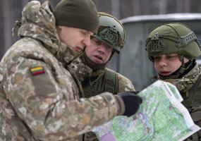 Prisiekė pirmieji 1-osios divizijos savanoriškos nenuolatinės karo tarnybos kariai - 10