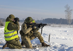 Prisiekė pirmieji 1-osios divizijos savanoriškos nenuolatinės karo tarnybos kariai - 13