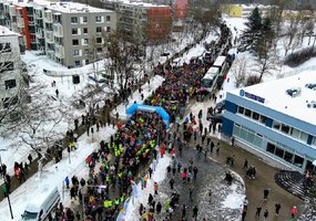 Įvyko 34-asis pagarbos bėgimas „Gyvybės ir mirties keliu“, kuriuo pagerbtos Sausio 13-osios aukos - 21
