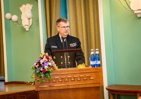 Gynybos štabo viršininkas dalyvavo L4 karininkų karjeros kursų atidarymo ceremonijoje Estijoje - 1