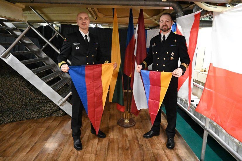 Lietuvos karininkas perima vadovavimą Baltijos šalių laivų junginiui BALTRON