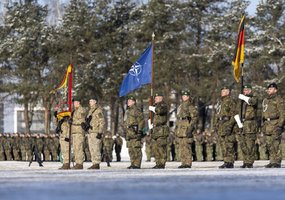 NATO daugianacionalinė kovinė grupė tapo sudėtine Lietuvoje dislokuotos Vokietijos brigados dalimi - 9