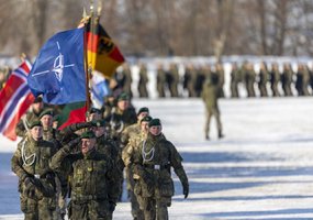 NATO daugianacionalinė kovinė grupė tapo sudėtine Lietuvoje dislokuotos Vokietijos brigados dalimi - 7