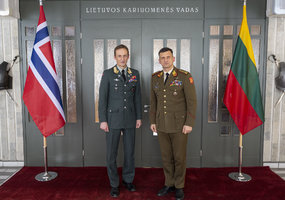 Chief of Defence of Norway General Eirik Kristoffersen on a formal visit in Lithuania  - 5