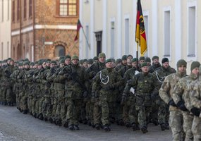 NATO Multinational Battlegroup has merged with the German Brigade Litauen stationed in Lithuania   - 1