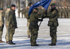 NATO Multinational Battlegroup has merged with the German Brigade Litauen stationed in Lithuania   - 14