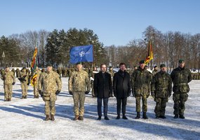 NATO Multinational Battlegroup has merged with the German Brigade Litauen stationed in Lithuania   - 15