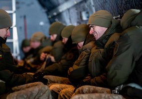 KOP OGB privalomosios pradinės karo tarnybos kariai išbandė taktinio perdislokavimo procedūras - 1