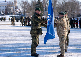NATO daugianacionalinė kovinė grupė tapo sudėtine Lietuvoje dislokuotos Vokietijos brigados dalimi - 5