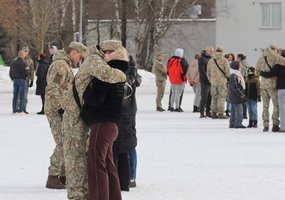 Generolo Romualdo Giedraičio artilerijos batalione prisiekė pradinės privalomosios karo tarnybos... - 6