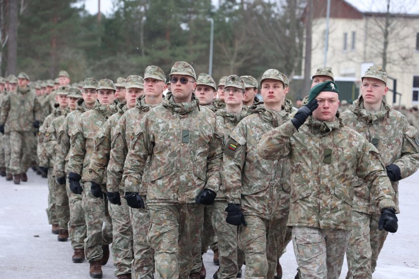 Kęstučio batalione tarnybą pradeda 12-oji karo prievolininkų pamaina