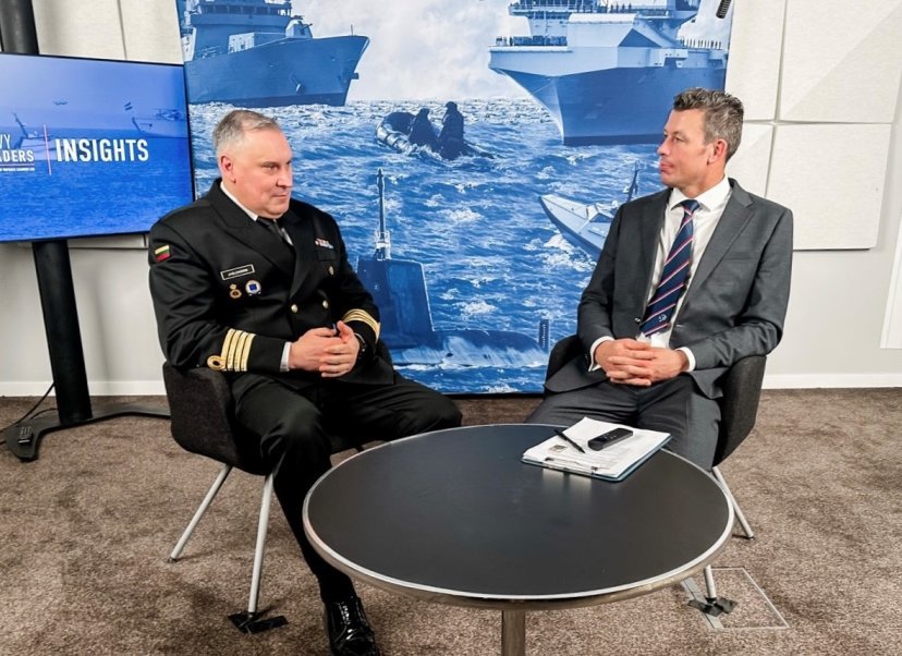 Commander of the Lithuanian Navy attended the international Navy Tech & Seabed Defence 2026...