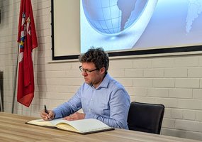 Karo kartografijos centre lankėsi NATO Geoerdvinės aeronavigacijos darbo grupės vadovas - 1