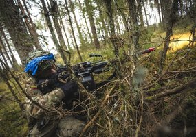 Aktyviojo rezervo kariai kartotinius mokymus užbaigė lauko taktikos pratybomis „Ulono skydas“ - 4