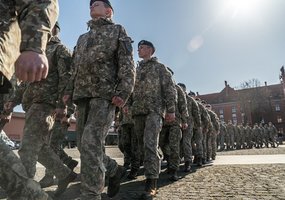 Klaipėdoje išlydėta antroji Lietuvos karių pamaina į NATO misiją Kosove - 2