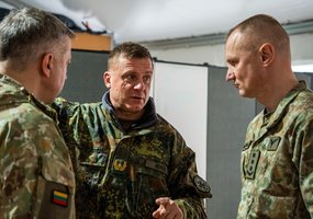 Metų darbo rezultatas: Lietuvos kariuomenės 1-oji divizija gavo svarbų įvertinimą pratybose... - 2
