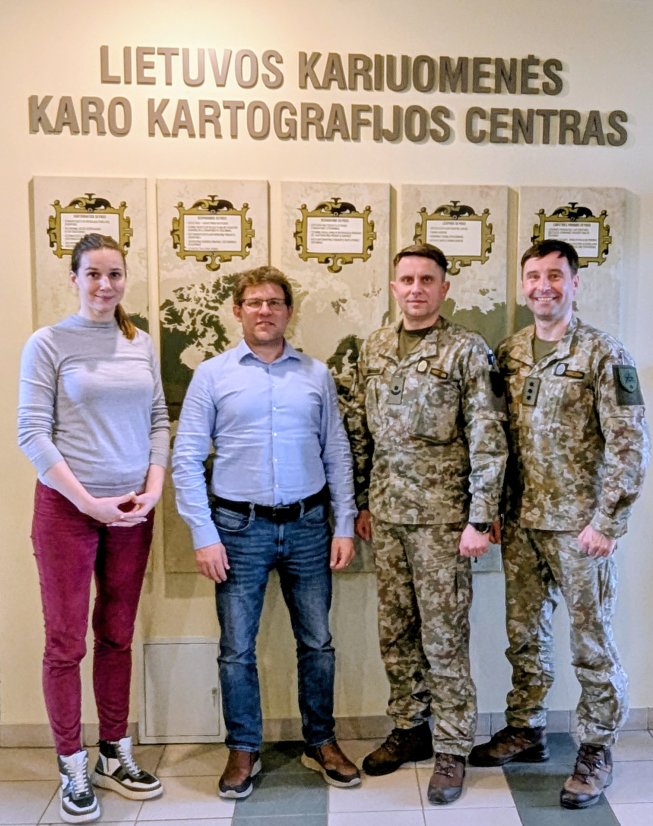 Karo kartografijos centre lankėsi NATO Geoerdvinės aeronavigacijos darbo grupės vadovas