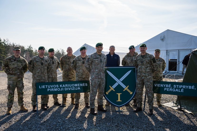 After a year’s work the 1st Division obtains significant assessment at an exercise in Germany   