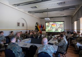 Vokietijos ir Lietuvos kariai vykdė Nemuno ir Neries pakrančių inžinerinę žvalgybą - 1