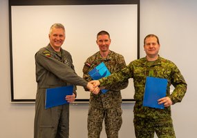 Air Force Commanders and Senior Enlisted Leaders of the three Baltic states met in Latvia - 2