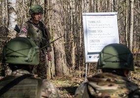 Lietuvos kariuomenės mokykloje baigėsi Tarptautinis instruktoriaus kursas - 1