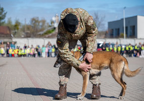 Šuns dienos minėjime Kaune – simbolinė tarnybinio šuns išleidimo į atsargą ceremonija - 1