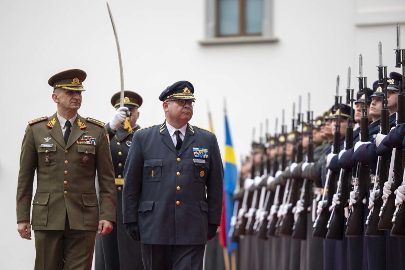 Chief of Defence of Sweden is on a visit in Lithuania 